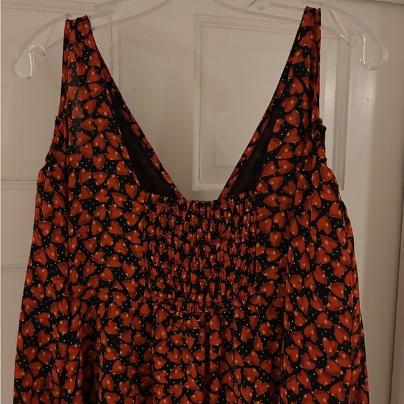 Disney alice in wonderland cold shoulder Sleeve Midi Sundress - Picture 6 of 9